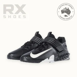 Nike - Savaleos Weightlifting Shoes - BLACK/WHITE-GREY FOG-LASER ORANGE