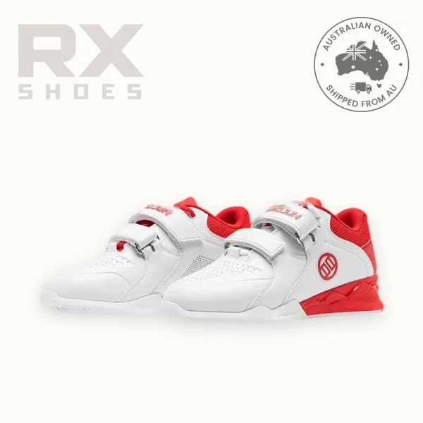 LUXIAOJUN - PowerPro Weightlifting Shoes (Red and White)